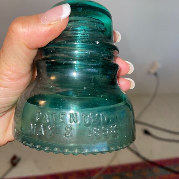 Whitall Antique Insulator Glass Collection Set of 4 Decor - Picture 16 of 16